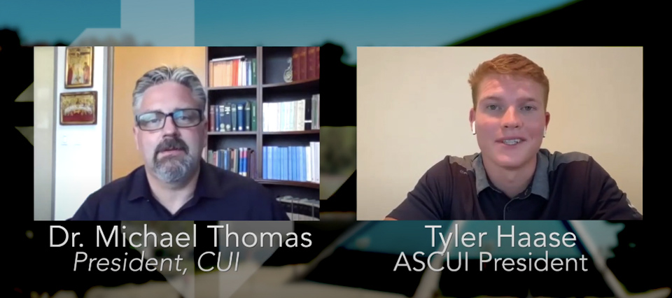 Dr. Michael Thomas and Tyler Haase